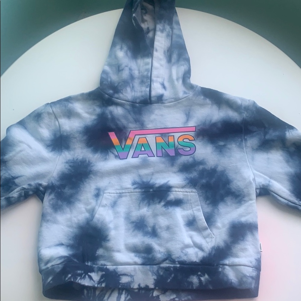 Vans Tye Dye Crop Hooded Sweatshirt
